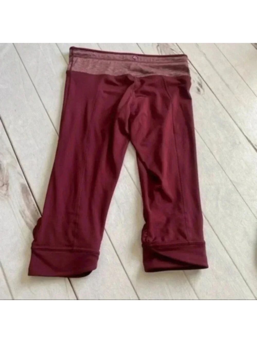 PrAna Women's Alyson Knicker Burgundy legging Pants